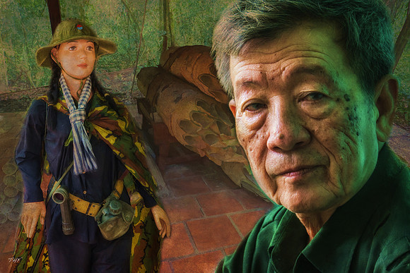 A retired Viet Cong general and the Cu Chi tunnel site