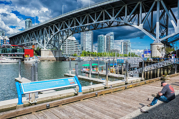 Vancouver BC from Granville Island