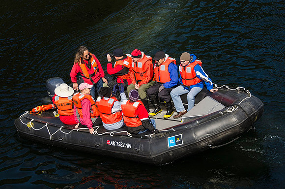 Our transport from the Sea Lion to scenic places