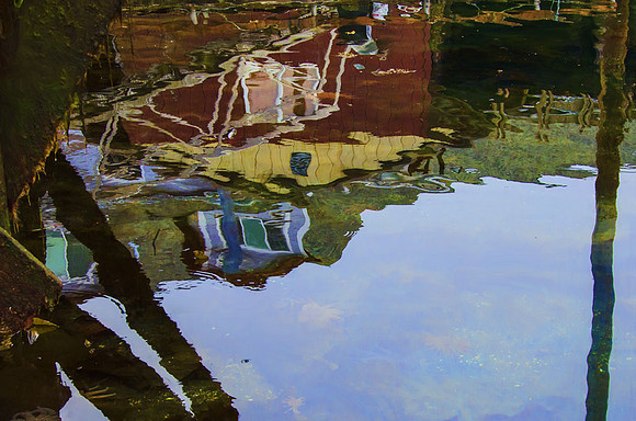 Boathouse reflections