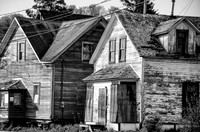 Weather-worn Sitka houses