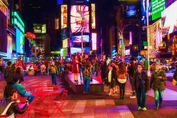 Times Square at Midnight, NYC