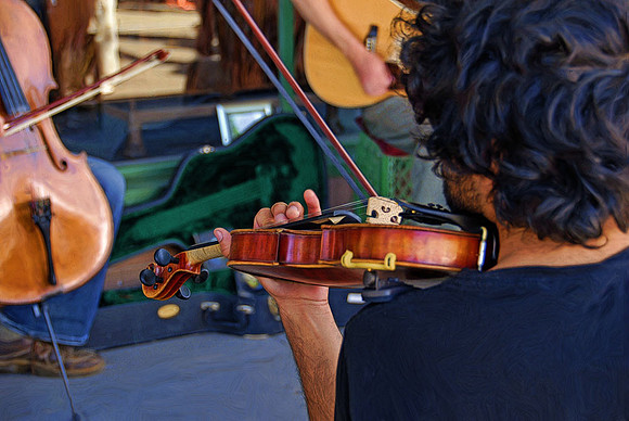 Street musicians, 4th Avenue Street Fair #3