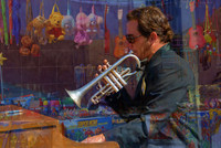 Street musician, 4th Avenue Street Fair #1