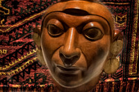 Pre-Incan pottery and tapestry