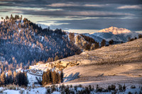Druid Peak at sunrise