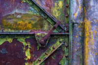 Detail of ammo bunker door