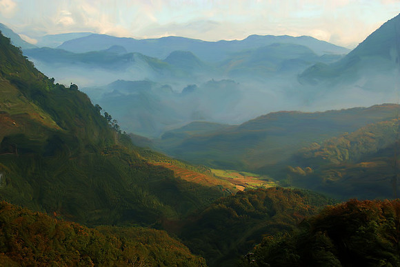Landscape, southern Yunnan Province
