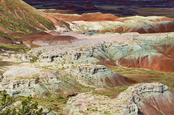 Overview of the Painted Desert