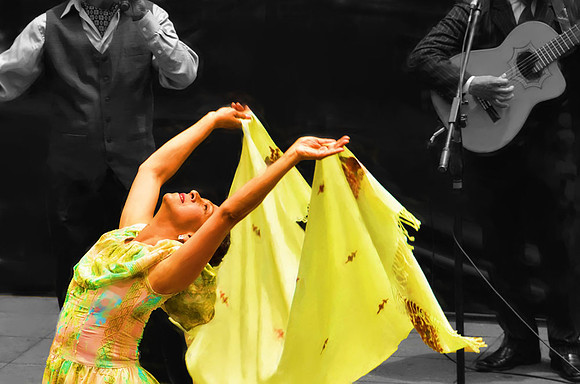 Flamenco dancing, Quito, Ecuador
