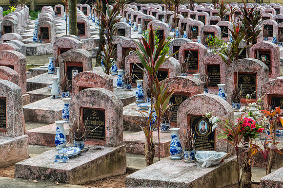 North Vietnam military cemetary