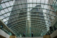 View of dowtown from the Devonian Gardens