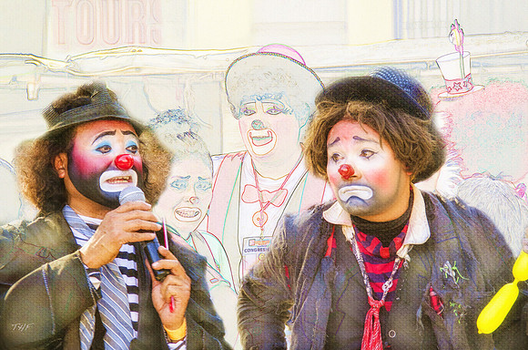 Clowns in the Zocalo
