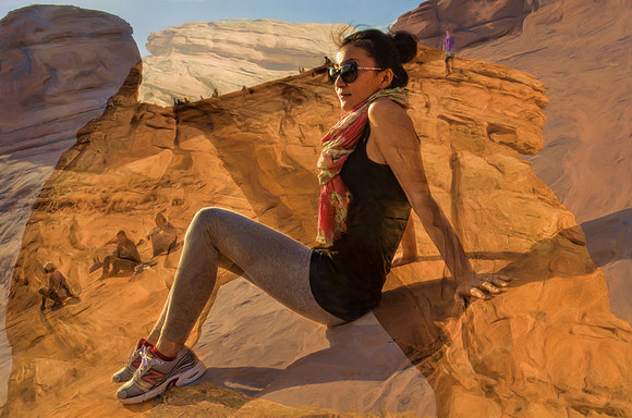 Chinese model, Delicate Arch