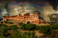 Approaching storm near Chimayo