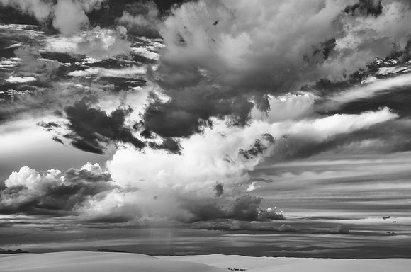 Afternoon rain at White Sands