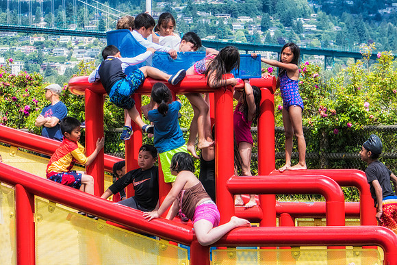 Water park in Stanley Park, Vancouver