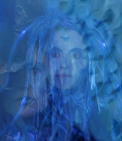 Blue avatars