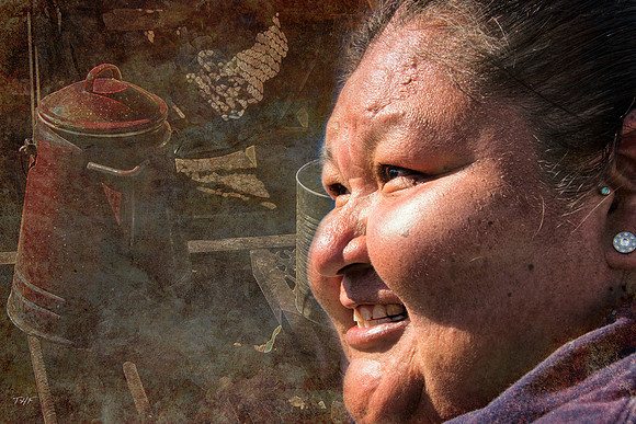 Dawn, a Tohono O'odham woman