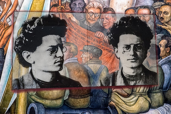 Two views of Leon Trotsky