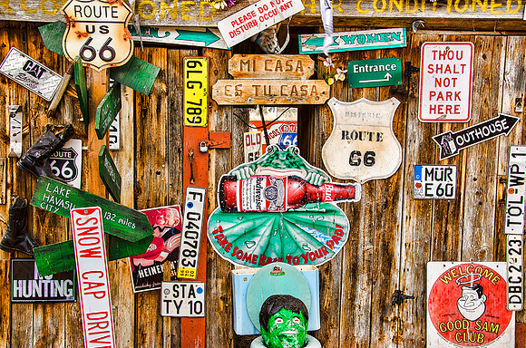 Snow Cap in Seligman, Route 66
