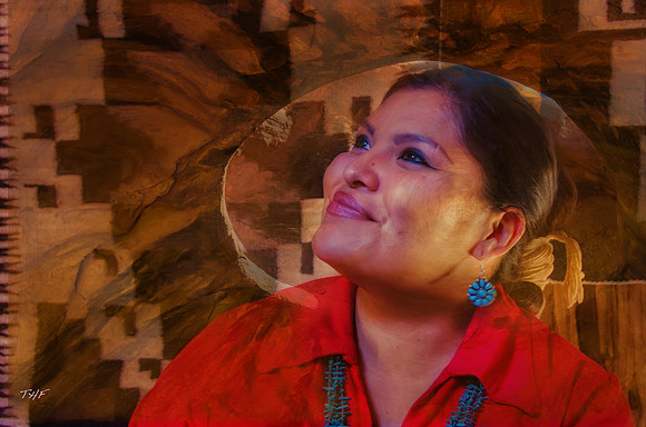 Eula, a Navajo weaver