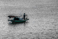 Fisherman on Halong Bay