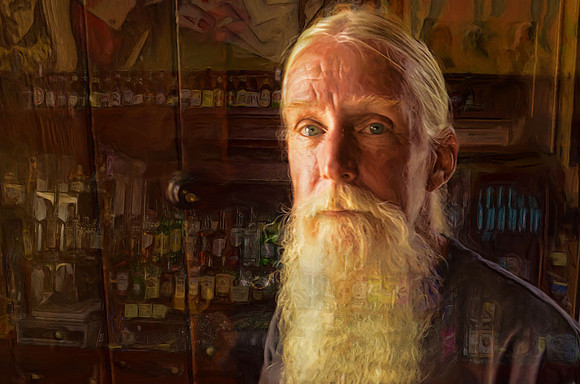 Bartender, Connor Hotel, Jerome, Arizona