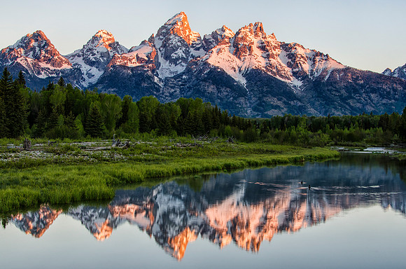 Another Teton sunrise along the Snake River