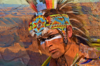 Alex Wells, Native American hoop dancer