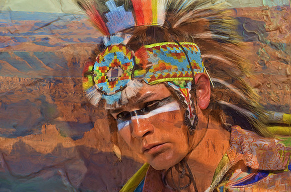 Alex Wells, Native American hoop dancer
