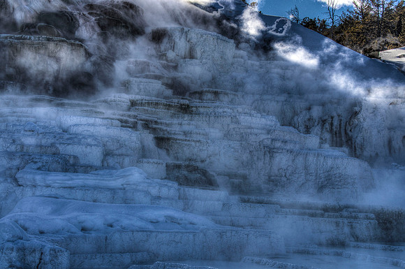 Mammoth Hot Springs thermal terraces #2