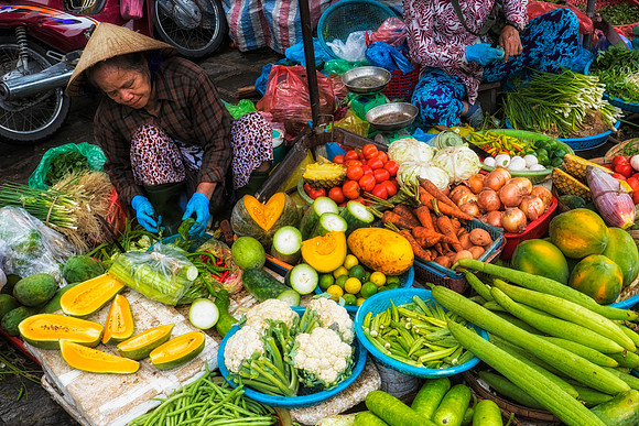 Sunday market in Hoi An
