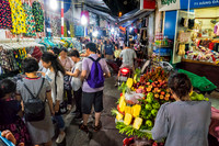 Night market in central Hanoi