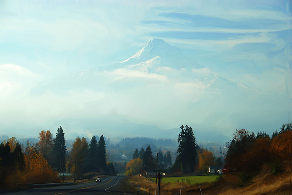 Mt. Hood -- an air castle