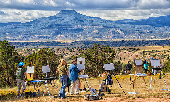 Plein air at Ghost Ranch