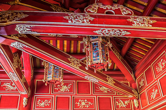 Ceiling in the Imperial Citadel, Hue