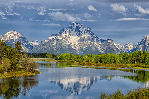 The Tetons from Oxbow Turnout